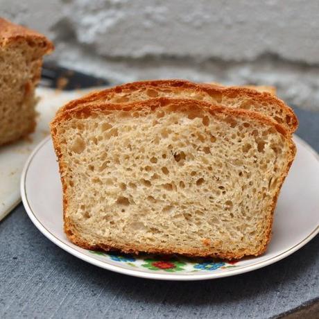 No-Knead Light Whole Wheat Bread