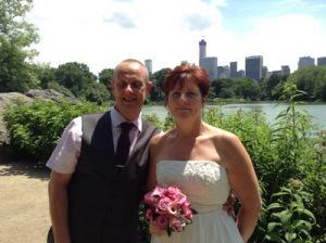 bride groom lake central park