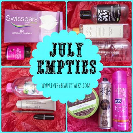 July Empties 2014