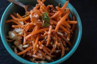 Secret Recipe Club Carrot, Cumin and Feta Salad