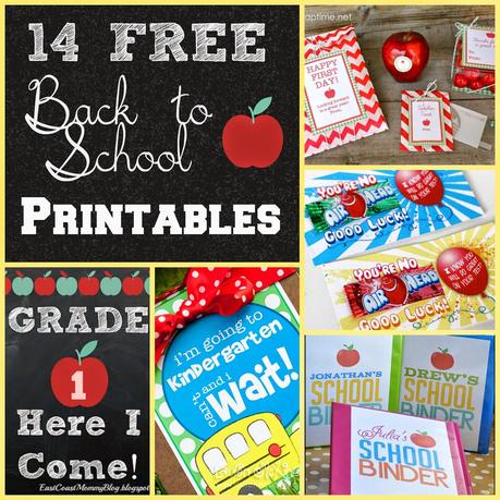 14 FREE Back to School Printables - Paperblog