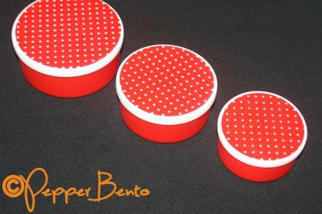 Polka Dot Bento Lunch Boxes 3