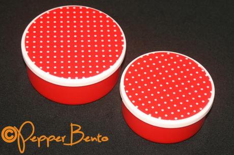 Polka Dot Bento Lunch Boxes 2