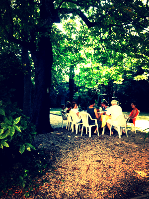 Provencal Lunch Under the Chestnut Tree