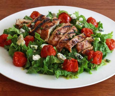 Butter Lettuce, Chicken, and Cherry Salad - Non-Vegetarian