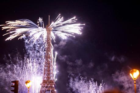 Hello Freckles Paris Eiffel Tower 14 Juillet Bastille Day Fireworks