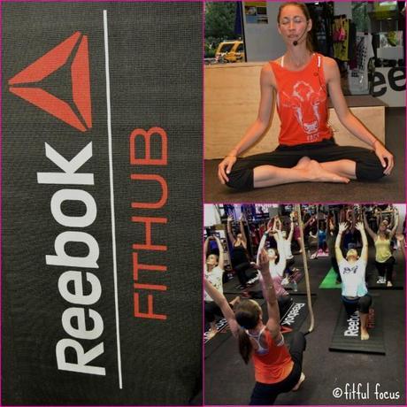 Reebok FitHub USQ Yoga via Fitful Focus