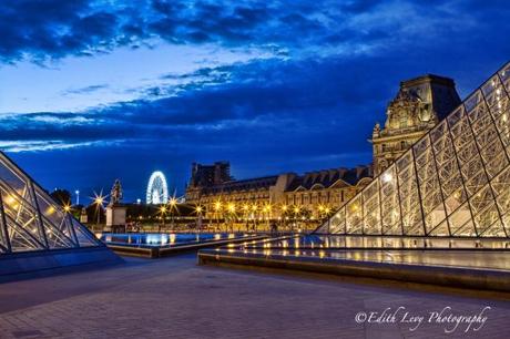 Paris, France, louvre, museum, city of lights, night photography