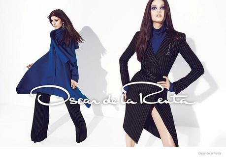 DIANA MOLDOVAN AND LARISSA HOFMANN IN OSCAR DE LA RENTA’S FALL ADS