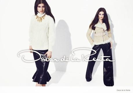 DIANA MOLDOVAN AND LARISSA HOFMANN IN OSCAR DE LA RENTA’S FALL ADS