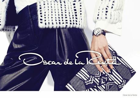 DIANA MOLDOVAN AND LARISSA HOFMANN IN OSCAR DE LA RENTA’S FALL ADS