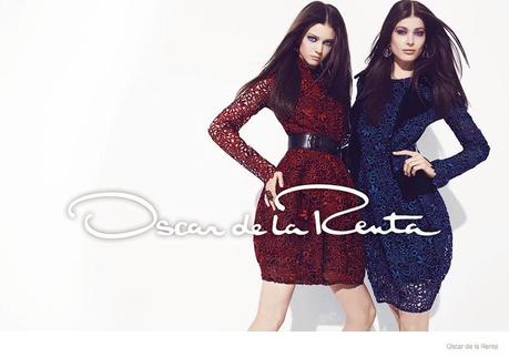 DIANA MOLDOVAN AND LARISSA HOFMANN IN OSCAR DE LA RENTA’S FALL ADS