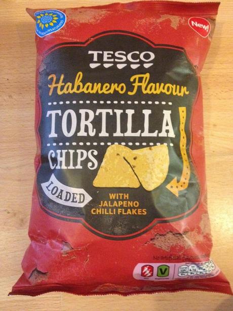 Today's Review: Tesco Habanero Flavour Tortilla Chips