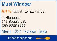 Must Winebar on Urbanspoon