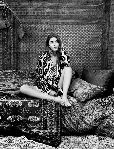 Bambi Northwood-Blyth the international face of fashion house ba&sh