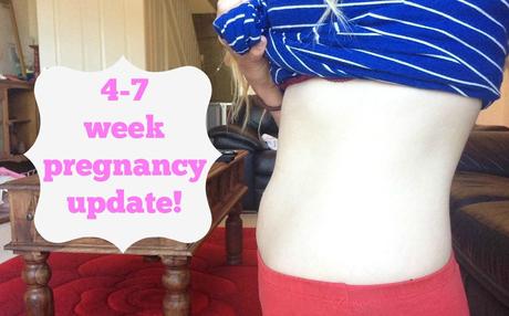 4-7 week pregnancy update!
