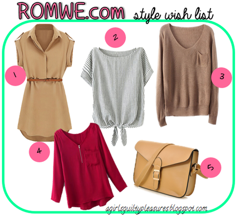 ROMWE.com Style Wish List