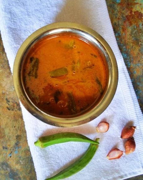 Vendakkai puli kuzhambu recipe,how to make stew with okra | Puli kuzhambu recipes