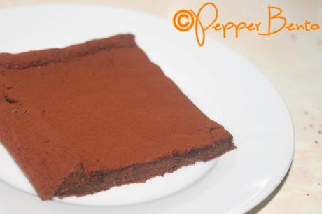 Flourless Chocolate Cake Slice