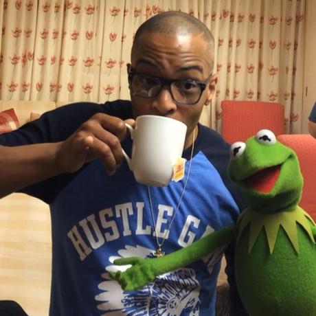 T.I. & Kermit Sip Tea Together