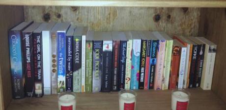 TBR bookshelf Aug 2014