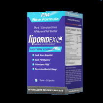 LIPORIDEX PM Stimulant Free Fat Burner and Weight Management Formula