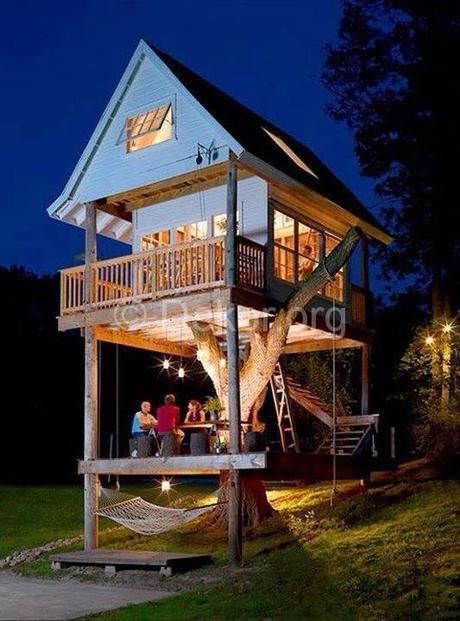 Top FIVE Fun Tree House Designs and Garden Spaces Top FIVE Fun Tree House Designs and Garden Spaces