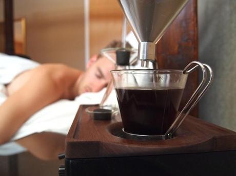 The Barisieur Is An Luxury Alarm Clock That Automatically Brews Coffee 