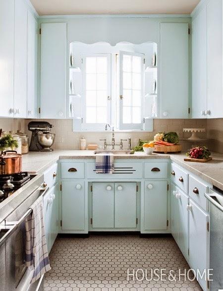 Tiny Colorful Kitchen