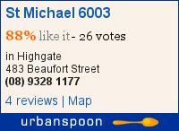 St Michael 6003 on Urbanspoon