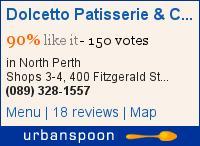Dolcetto Patisserie & Cafe on Urbanspoon
