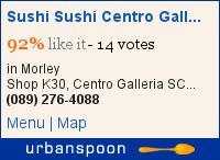 Sushi Sushi Centro Galleria on Urbanspoon