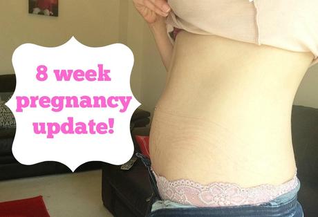 8 weeks pregnant!