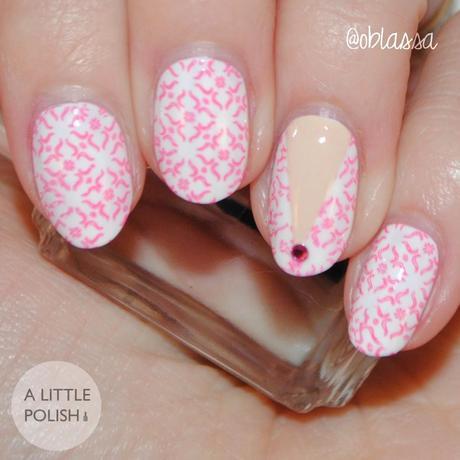 The Nail Challenge Collaborative Presents - Tea Party - Look 2 The Nail Challenge Collaborative Presents - Tea Party - Look 2