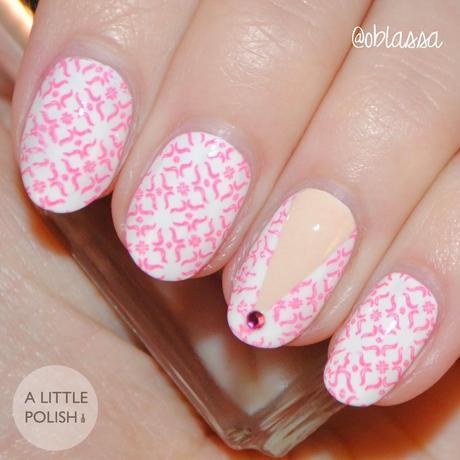 The Nail Challenge Collaborative Presents - Tea Party - Look 2 The Nail Challenge Collaborative Presents - Tea Party - Look 2