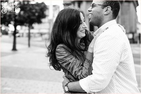 Fun informal engagement photography in liverpool