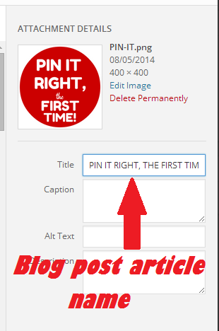 Pin it Right The First Time!