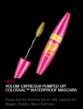 maybelline pumped up colossal mascara