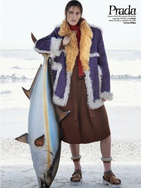 HILARY RHODA FOR VOGUE BRAZIL AUGUST 2014