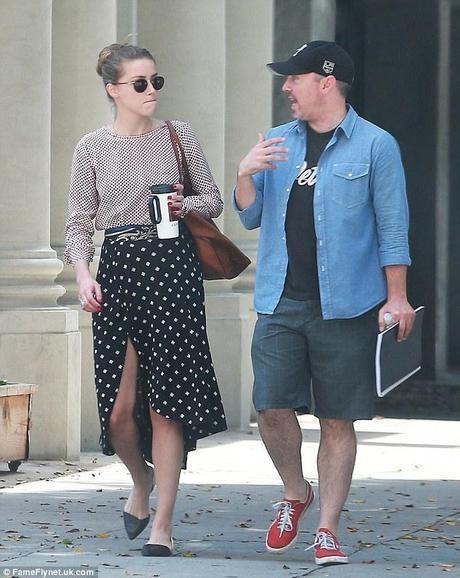 Amber Heard in ca with friend womens fashion mens fashion celebrity fashion 