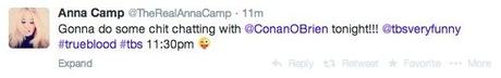 Annacamptweet about Conan