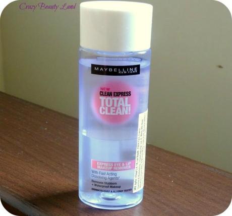 Maybelline Total Clean Express Eye and Lip Makeup Remover