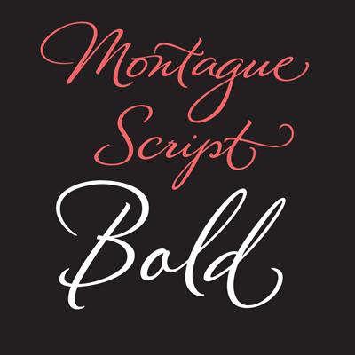 Post image for Hand Lettered Montague Script Bold Font by Stephen Rapp