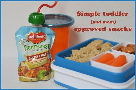 Simple toddler approved snacks