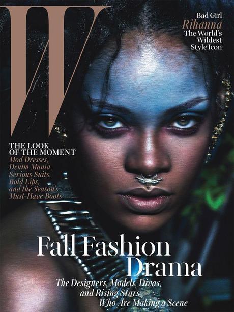 Editorial: Rihanna Covers W Magazine September 2014