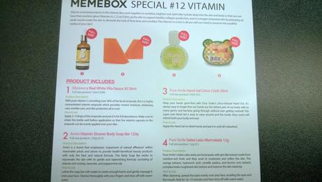 Skincare Haul: Memebox Special #12 Vitamin Care Memebox#12 Unboxing