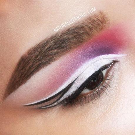 White Eyeliner, NaturallyErratic, Amseleigh, Makeup blog