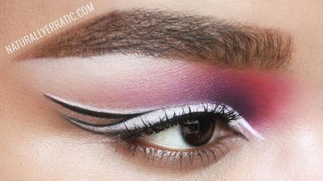 WHITE EYELINER EDITORIAL MAKEUP
