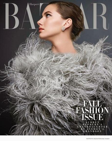 AUDREY HEPBURN’S GRANDDAUGHTER EMMA FERRER FOR BAZAAR’S SEPTEMBER ISSUE