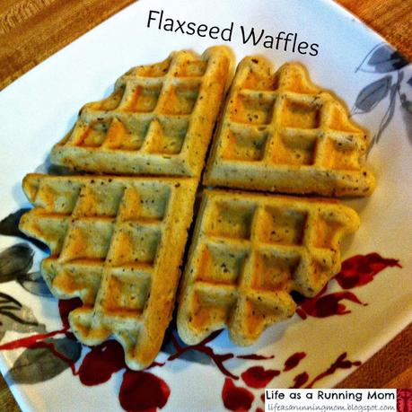 Flaxseed Waffles Recipe - #dairyfree #eggfree